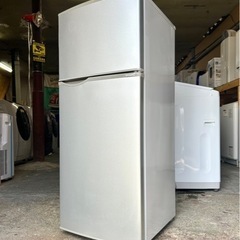 札幌市内配送可 15年製 SHARP シャープ 118L 2ドア冷蔵庫 SJ-H12Y-S 右開き 