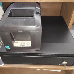 エアレジ　ドロアーとプリンター