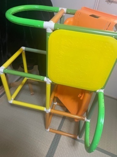 決まりました！アンパンマン　ジャングルジム　すべり台付き　ベビージム