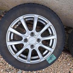 155/65R14スタッドレスタイヤホイールセットの画像