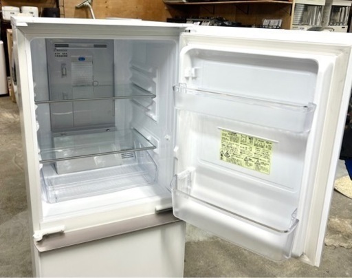 札幌市内配送可 【6ヵ月保証付き】19年製 SHARP シャープ 137L 2ドア冷蔵庫 SJ-GD14E-W つけかえどっちもドア 