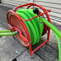 ☀️　ホース　30ｍ　スチールリール　　の画像