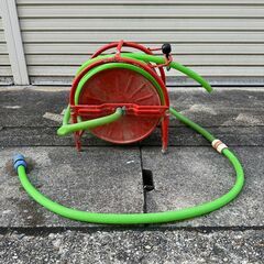 ☀️　ホース　30ｍ　スチールリール　　