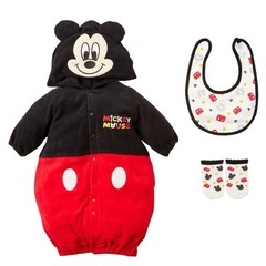 ミッキー　着ぐるみ　新生児　3点セットの画像
