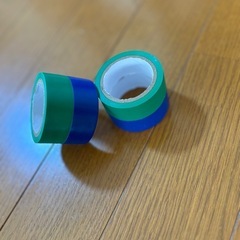 新品　ビニールテープ　緑　青　各2個　計4個　セット　