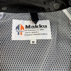 Makku 防水レインウェア Mサイズ 黒の画像