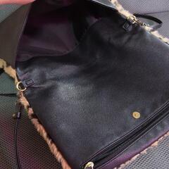 【中古】ヒョウ柄♡ファー　ショルダーバッグの画像