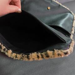【中古】ヒョウ柄♡ファー　ショルダーバッグの画像