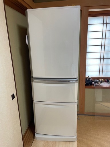 （1〜3人用）三菱ノンフロン冷凍冷蔵　MR-C34R-W