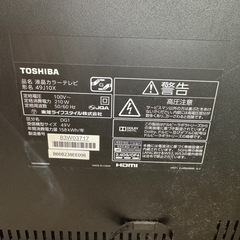 テレビ　TOSHIBA 49J10X ジャンク