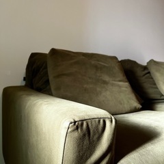 NOYES 2人掛けソファ　グリーン の画像