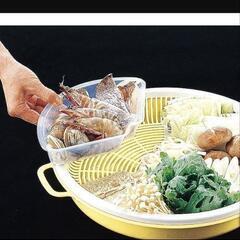 クックトレー🍀 鍋料理に便利な野菜の水切りトレー。便利な仕切りトレー付き。の画像
