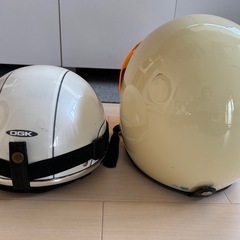 値下げ　ヘルメット2点セットの画像