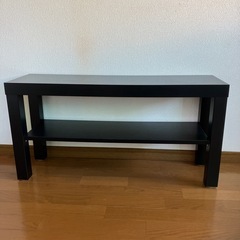 ★IKEA ラック&TV台「美品」黒①
の画像