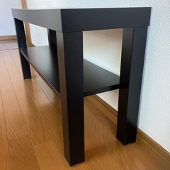 ★IKEA ラック&TV台「美品」黒①
の画像