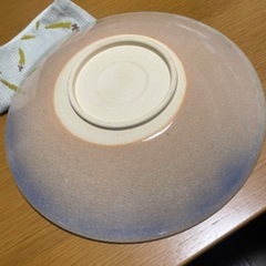 美品 鑑月焼 飾り皿 直径35cm の画像