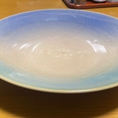 美品 鑑月焼 飾り皿 直径35cm の画像