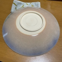 美品 鑑月焼 飾り皿 直径35cm の画像