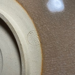 美品 鑑月焼 飾り皿 直径35cm の画像