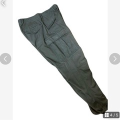 ビンテージ OLDGAP 米軍 M65 フィールドパンツ ワイドカーゴパンツ 黒の画像