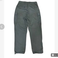 ビンテージ OLDGAP 米軍 M65 フィールドパンツ ワイドカーゴパンツ 黒の画像
