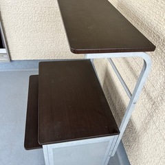 ニトリ NITORI フロアPCラック スタンリーDBR パソコンラック パソコン机の画像