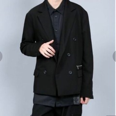 シェラック/SHELLAC 裾脱着ブラックダブルジャケット  
の画像
