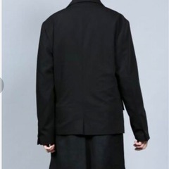 シェラック/SHELLAC 裾脱着ブラックダブルジャケット  
の画像