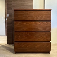 【格安/売ります】IKEA イケア マルム チェスト　衣類収納　...