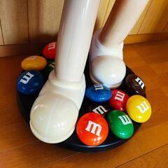 m＆ms エムアンドエム ディスプレイ マスコット RED 高さ約１m5cm 赤 中古の画像