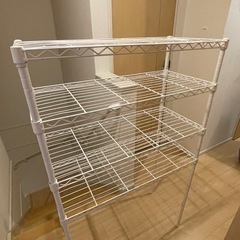 スチールラック４段x2 の画像