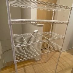 スチールラック４段x2 の画像