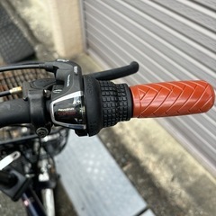 ★紺色★折りたたみ自転車の画像