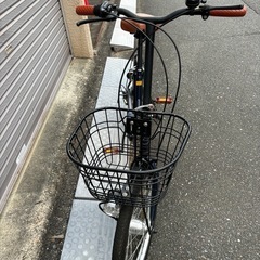 ★紺色★折りたたみ自転車の画像