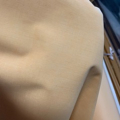 オレンジ　カーテン生地　ハンドメイド　の画像