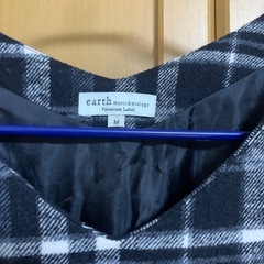 ※非対面OK※【美品】 earth music & ecology Mチェックワンピースの画像