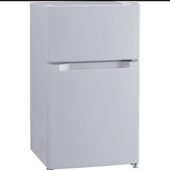 2020年製　冷蔵庫 一人暮らし 小型冷蔵庫 ミニ冷蔵庫 二人暮らし 小型 2ドア おしゃれ 87L ノンフロン 冷凍冷蔵庫 PRC-B092Dの画像