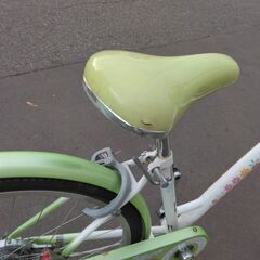 ☆22インチ 🚲 子ども用 自転車 6980円 🔑鍵 💡ライト付 安心の新規防犯登録料込み 470の画像