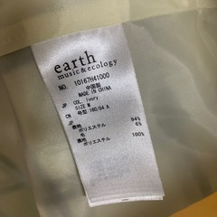 ※非対面OK※ 【美品】earth music & ecology Mチェックワンピース長袖の画像