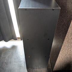 3段カラーボックス(収納ボックス付き)の画像