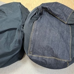 無印　体にフィットするソファ　2個セットの画像