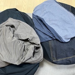 無印　体にフィットするソファ　2個セットの画像