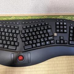 トラックボール付 無線 キーボード