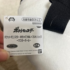 モンスターボールリュックの画像