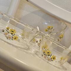 ガラス鉢×4