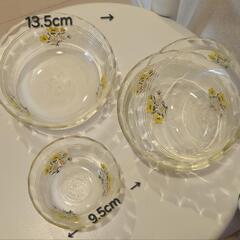 ガラス鉢×4の画像
