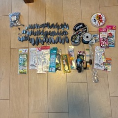 【取引完了】釣り道具　いろいろ　仕掛け　おもり　リールはおまけ