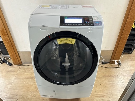 ⭐️激安価格⭐️▲ HITACHI 日立電気洗濯乾燥機 ドラム式洗濯機 ビッグドラム　BD-S8700L 2015年製 ホース付き　ホ