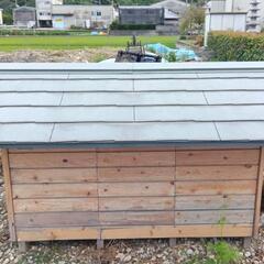 手作りの犬小屋の画像