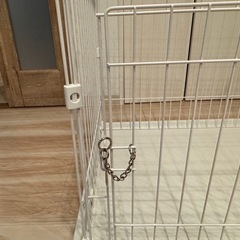 ゲージ　小型ペット　白　美品の画像